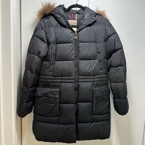 Moncler puffer coat with fur